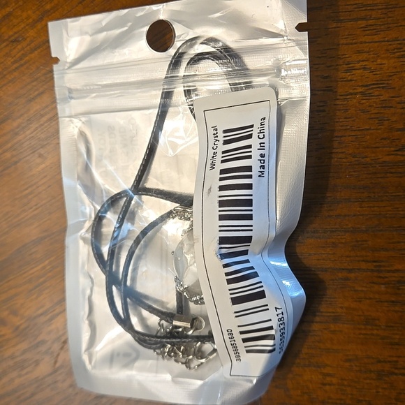 Unisex Natural Stone Crystal Dragon Wrapped Ball Pendant Necklace PU Leather - Picture 9 of 9